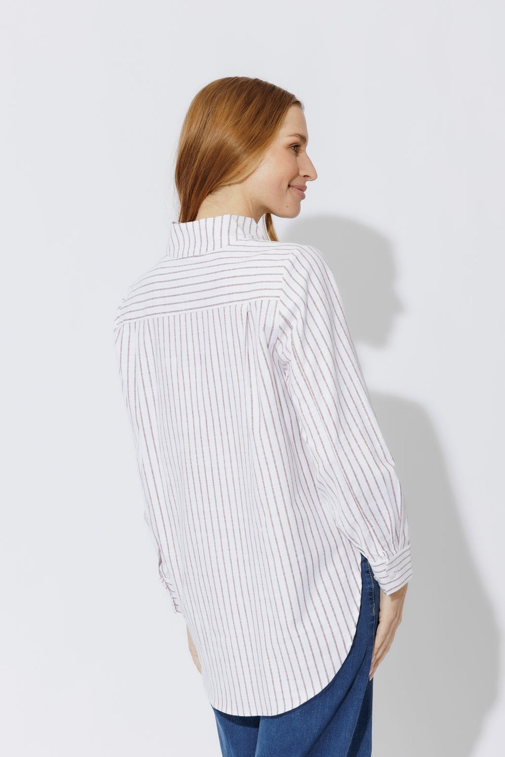 Chocolate Cotton Milan Blogger Shirt