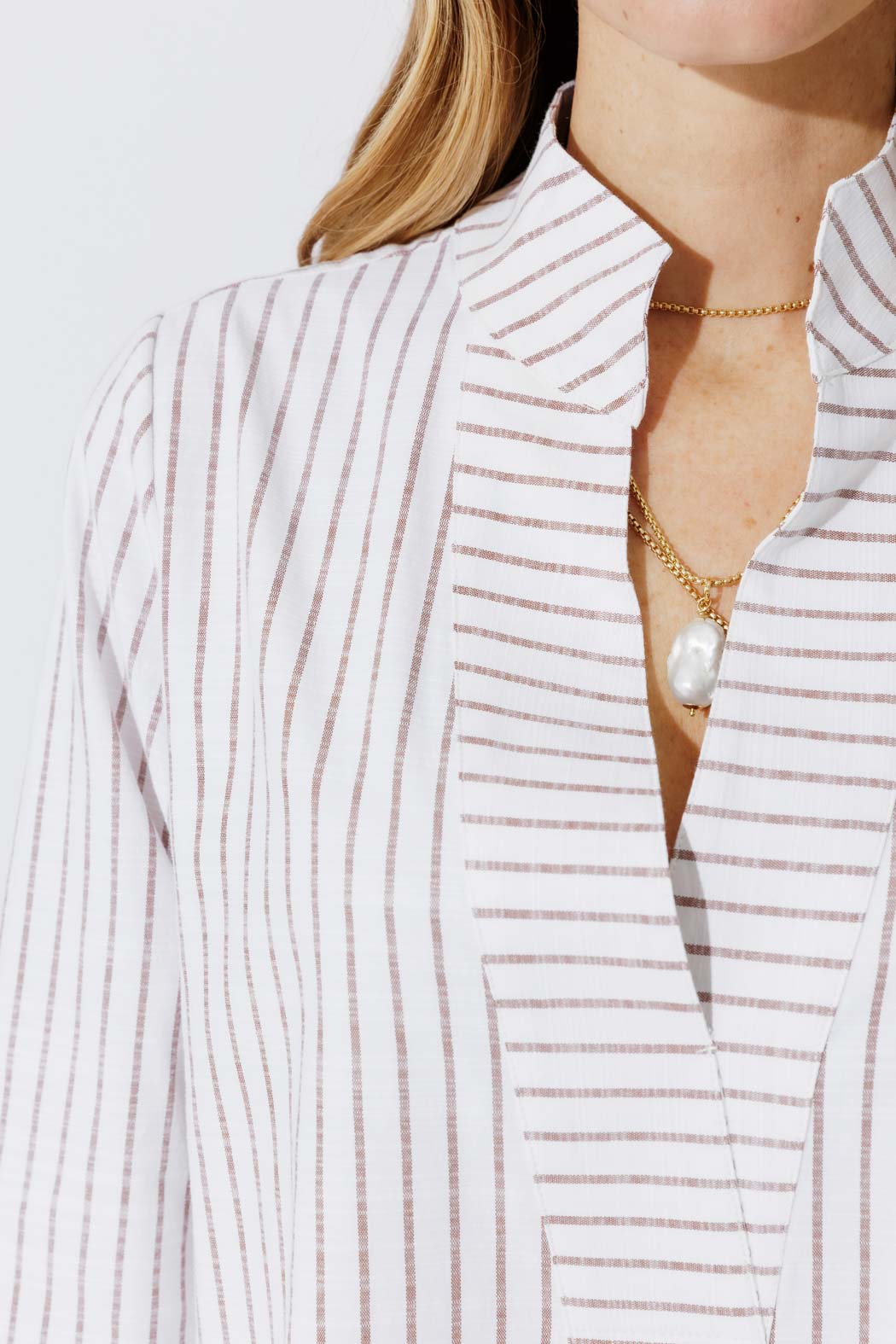 Chocolate Cotton Milan Blogger Shirt