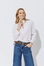 Chocolate Cotton Milan Blogger Shirt