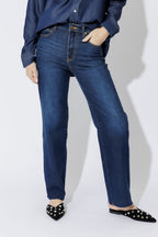Dark Denim Wide Leg Jean