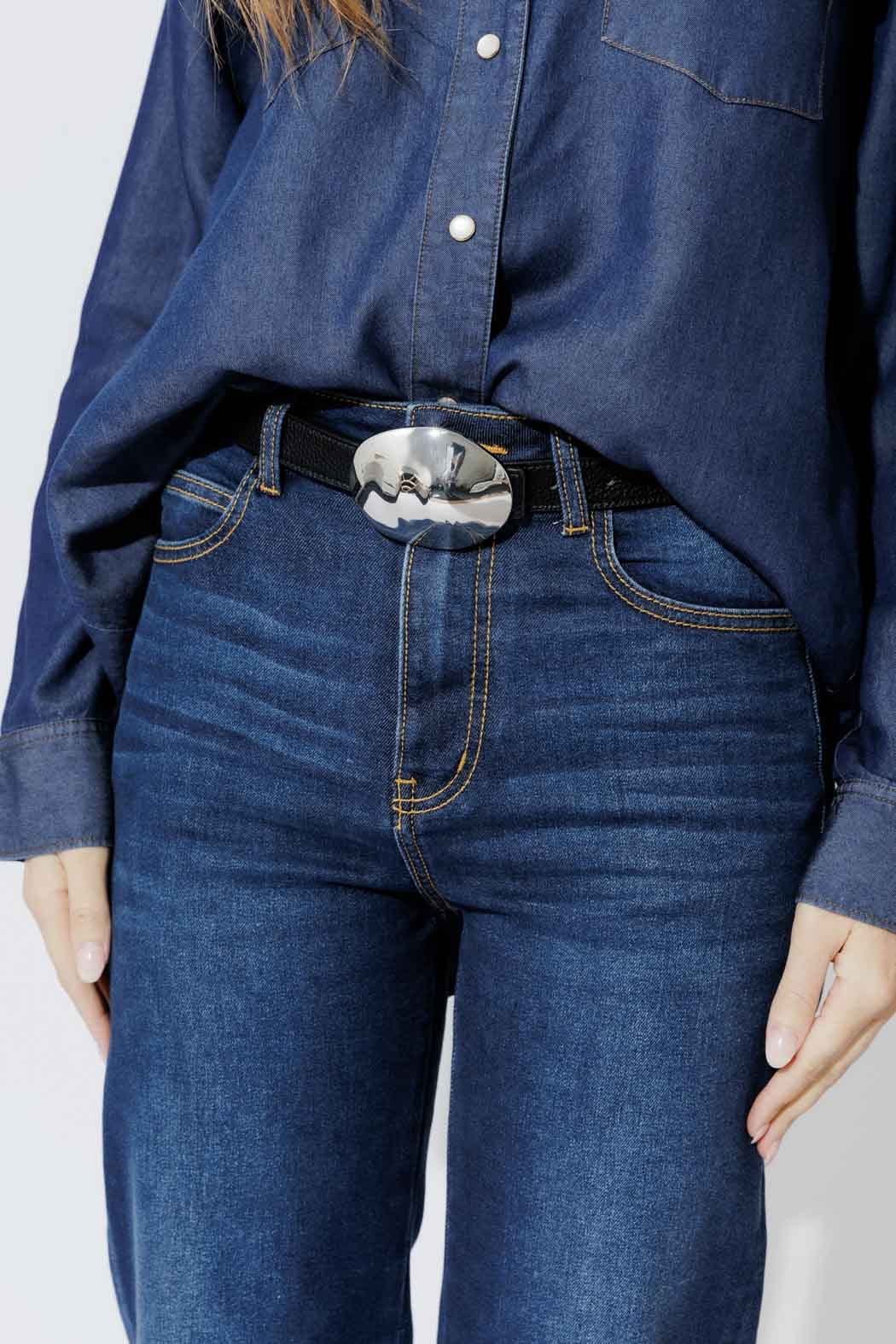 Dark Denim Wide Leg Jean