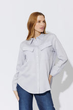 Blue Angle Pocket Shirt