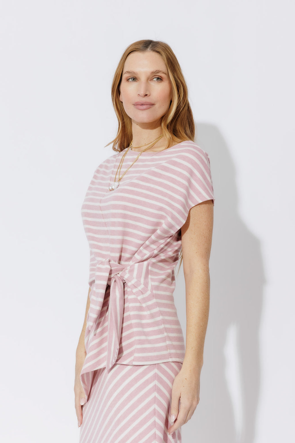 Pink Stripe Harlow Top
