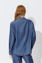 Dark Denim Cowboy Shirt Dark Denim