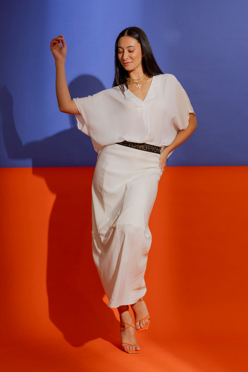 White Bangaline Balloon Skirt