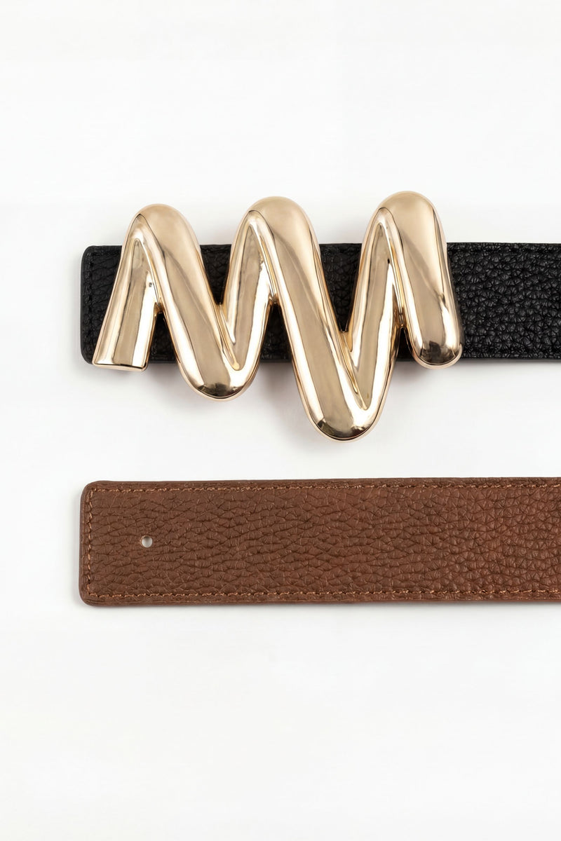 Black/Brown MM Belt 2 Pack