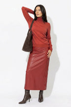 Sienna Fine Knit Roll Neck Top