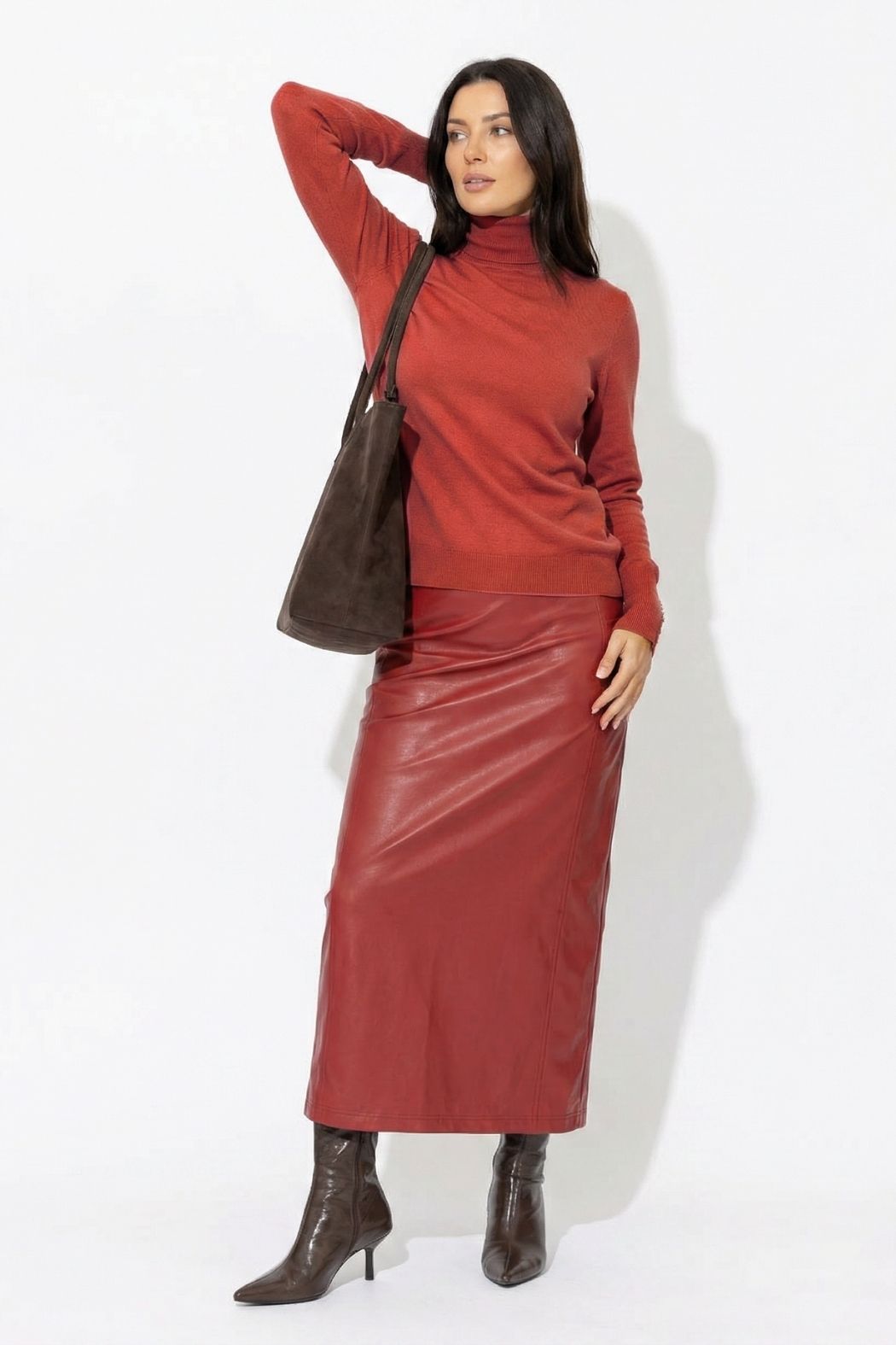 Sienna Fine Knit Roll Neck Top