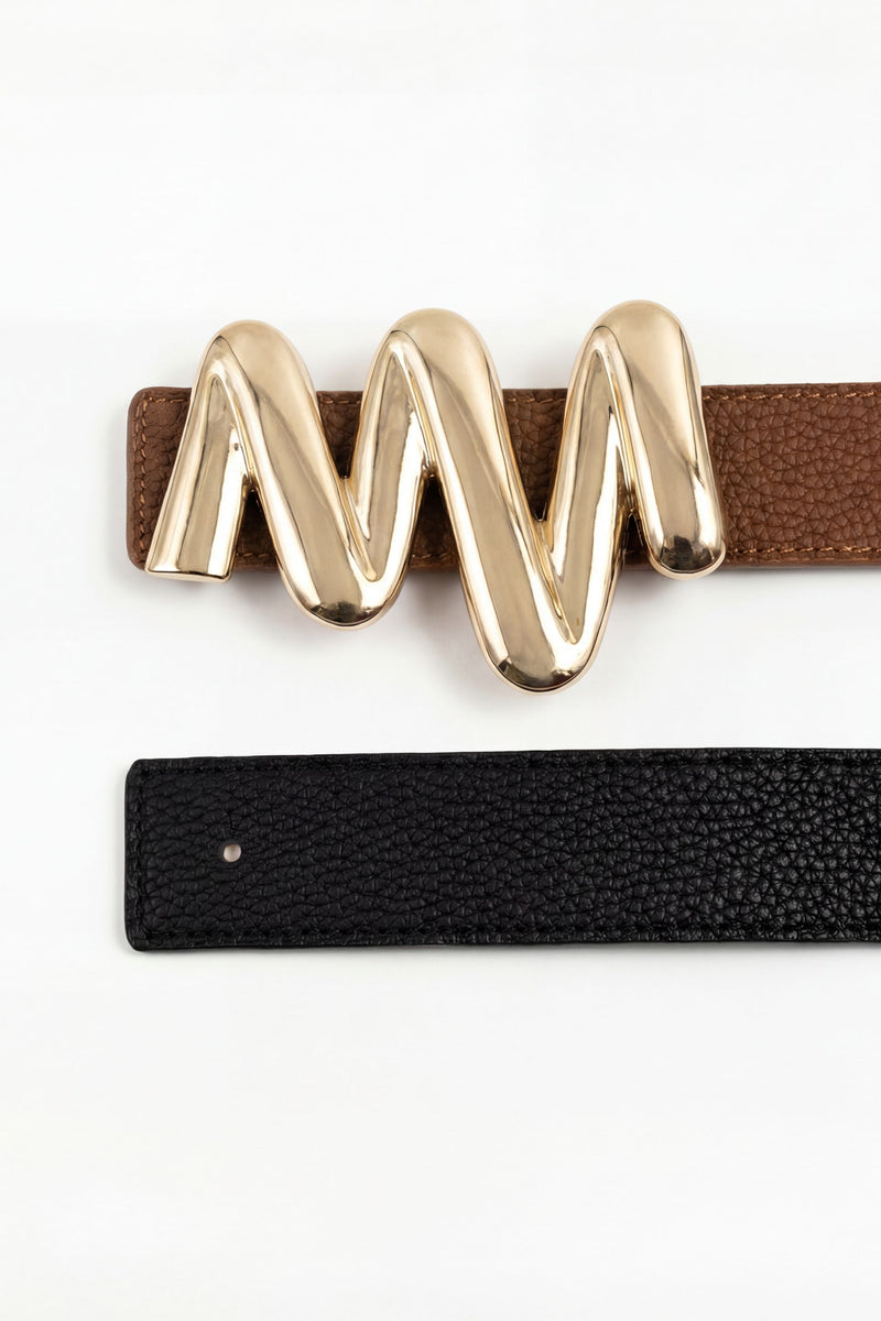 Black/Brown MM Belt 2 Pack