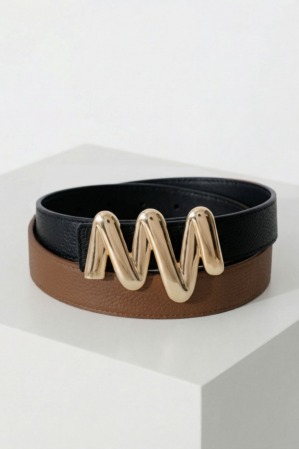 Black/Brown MM Belt 2 Pack