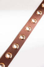 Tan/Gold Ring Belt