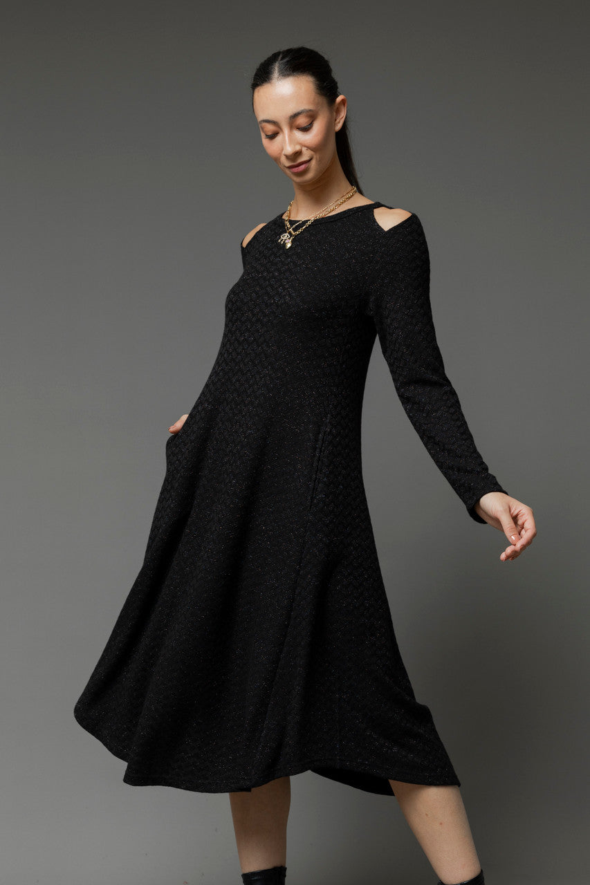 Black Bella Keyhole Dress
