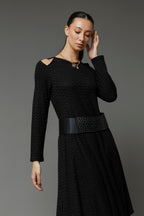 Black Bella Keyhole Dress