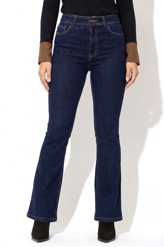 Dark Denim Booty Sculpt Flare Miracle Jean
