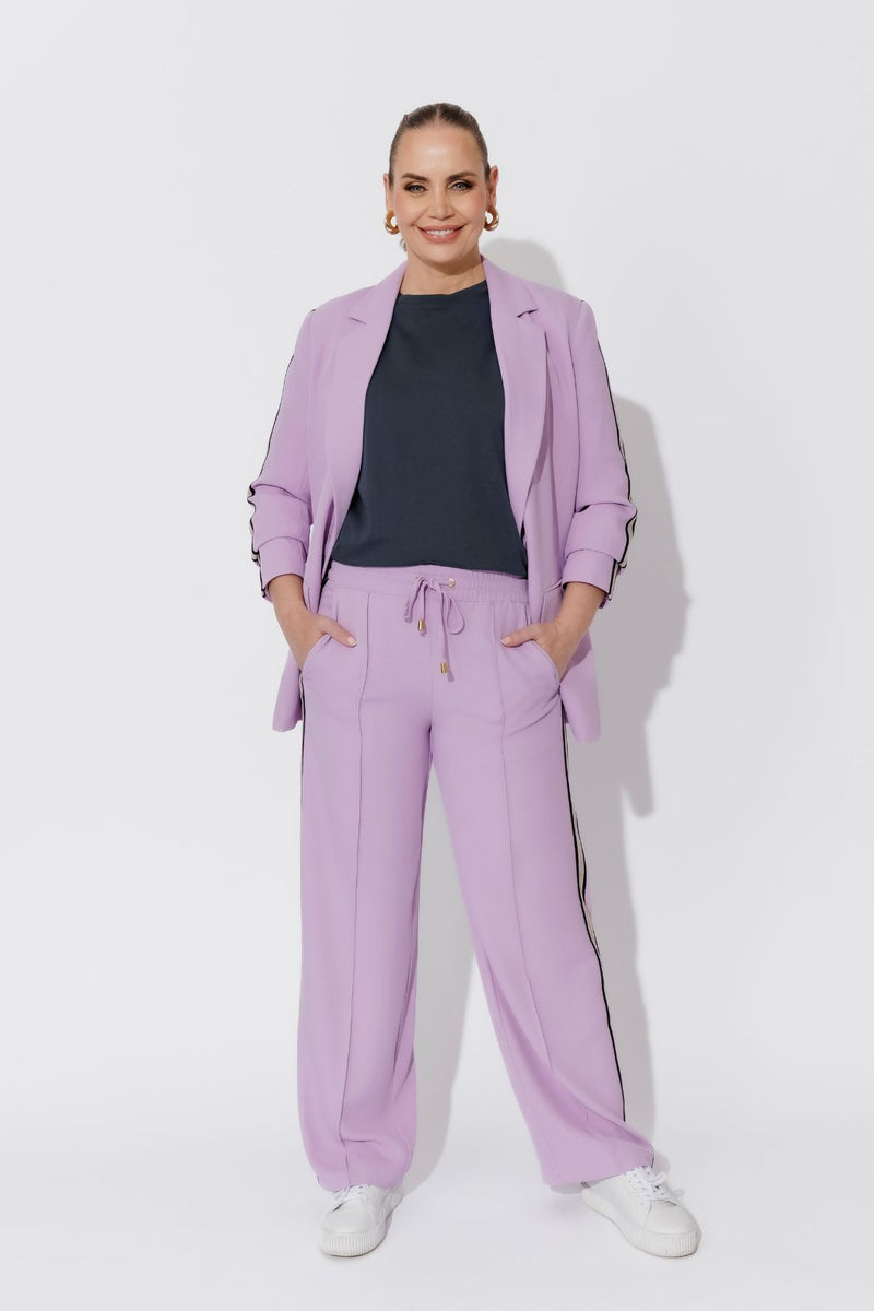 Lilac Euro Pintuck Sport Pant