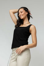 Black Double Layer Cami