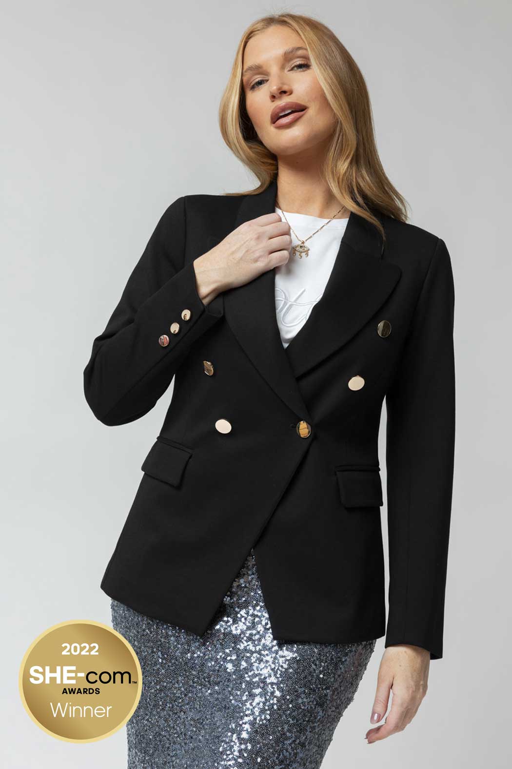 Ponte Sisca Blazer In Black