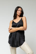 Black Silky Effortless Cami - Final Sale