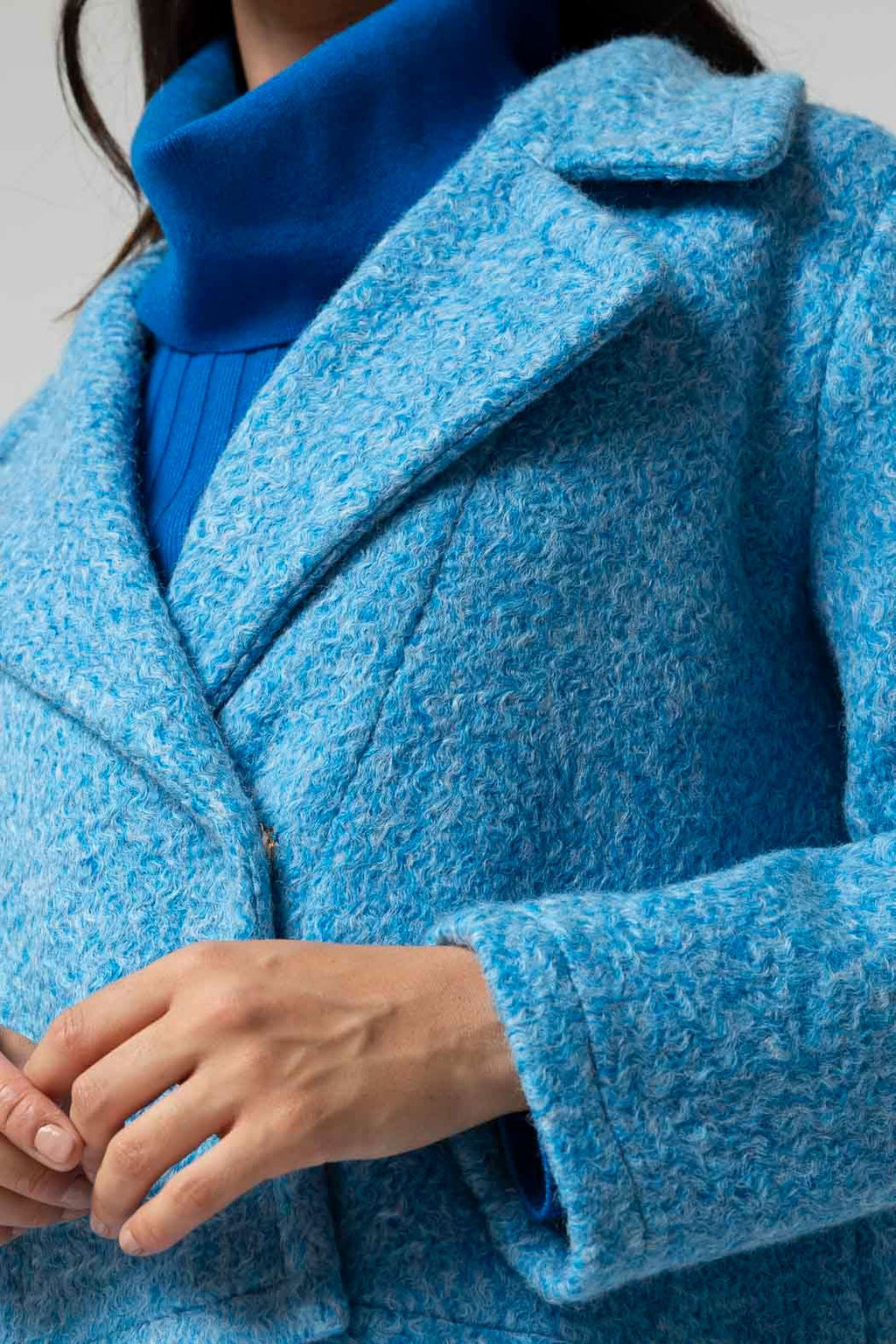 Blue Astra Crop Jacket