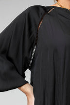 Black Boho Blouse