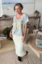 Grey Marle Boss Boyfriend T - Shirt