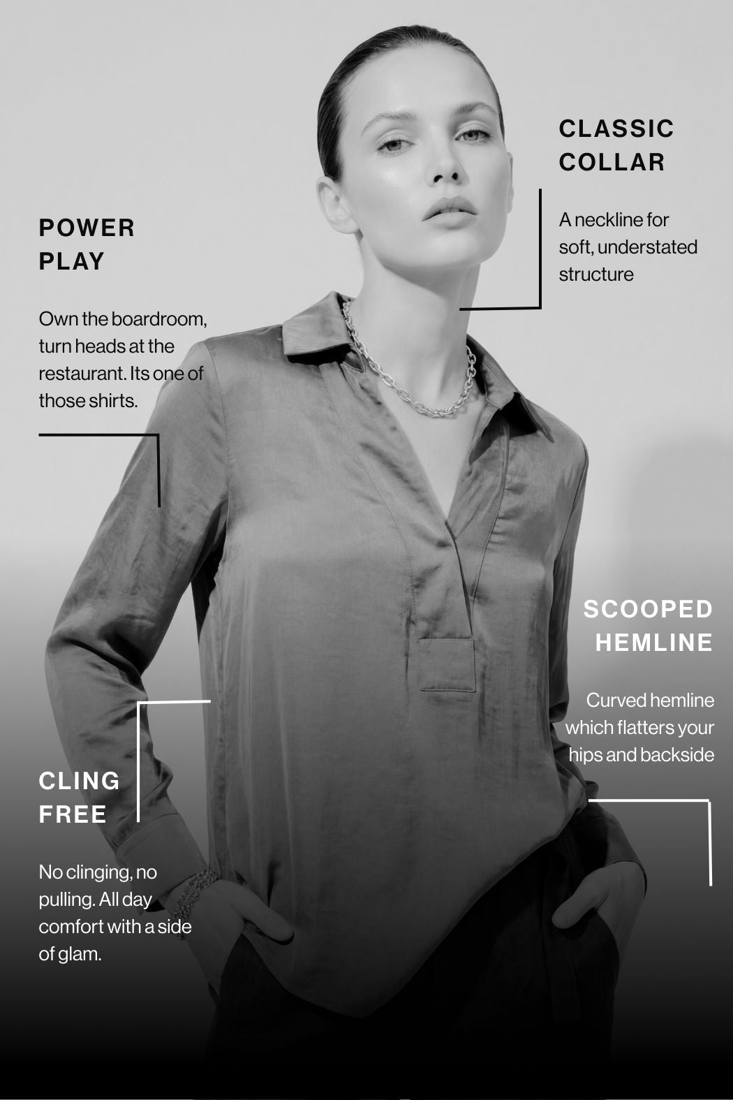 White Glow Brit Blogger Shirt