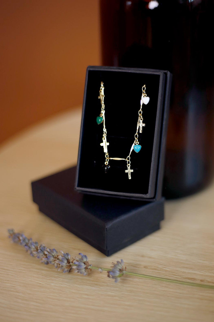 Multi 55cm Charm Necklace
