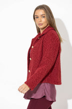 Burgundy Soft Touch Carrington Jacket