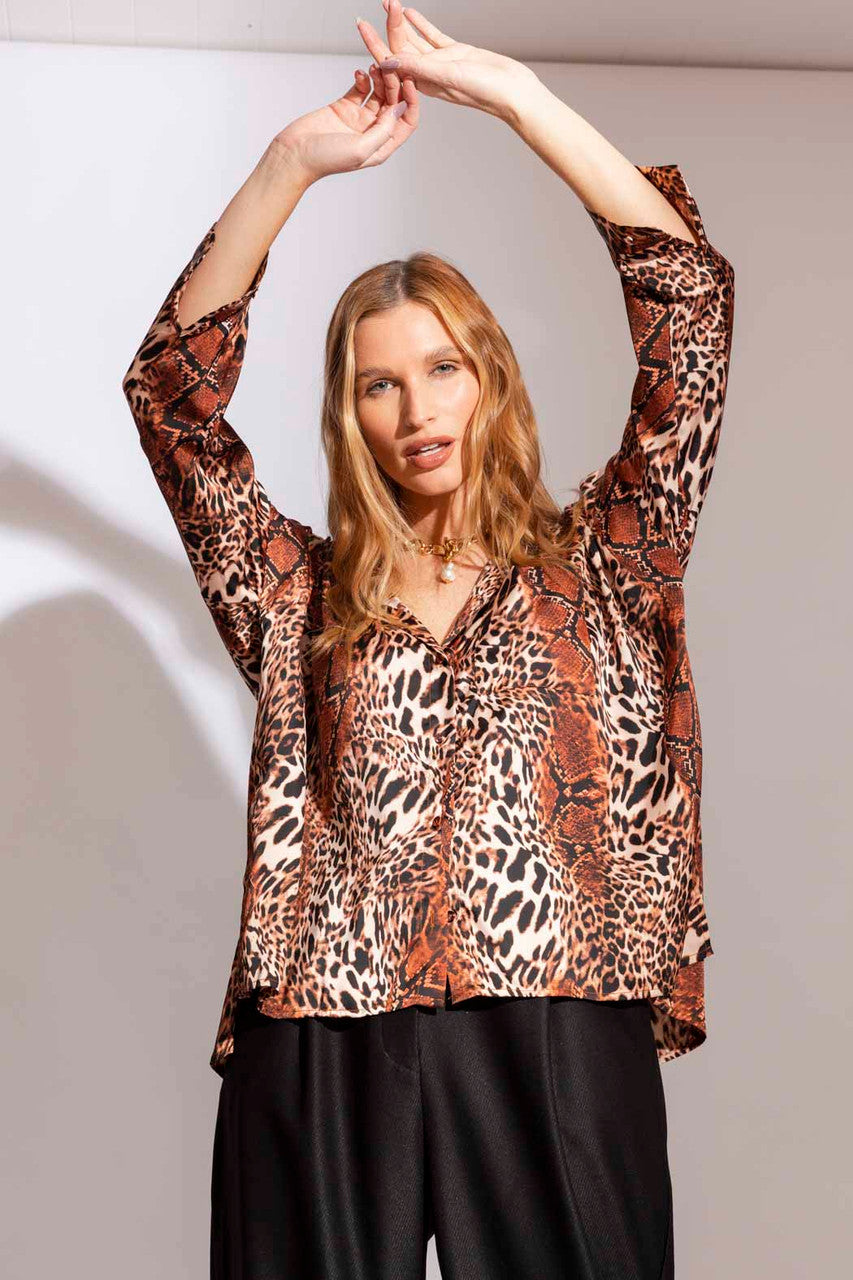 Tan Animal Everyday Shirt