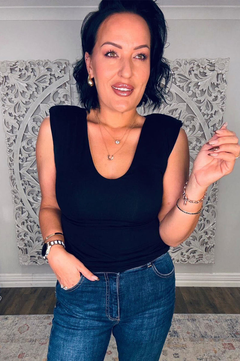 Black Tencel Lust Cami