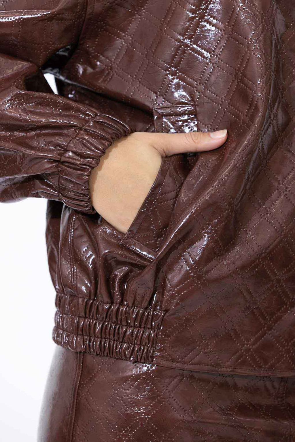 Chocolate Bomber Jacket