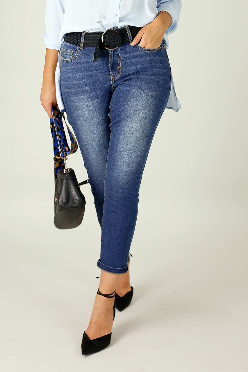 Gunmetal Jean Belt Round - SALE
