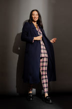Navy Sorrento Trench Coat