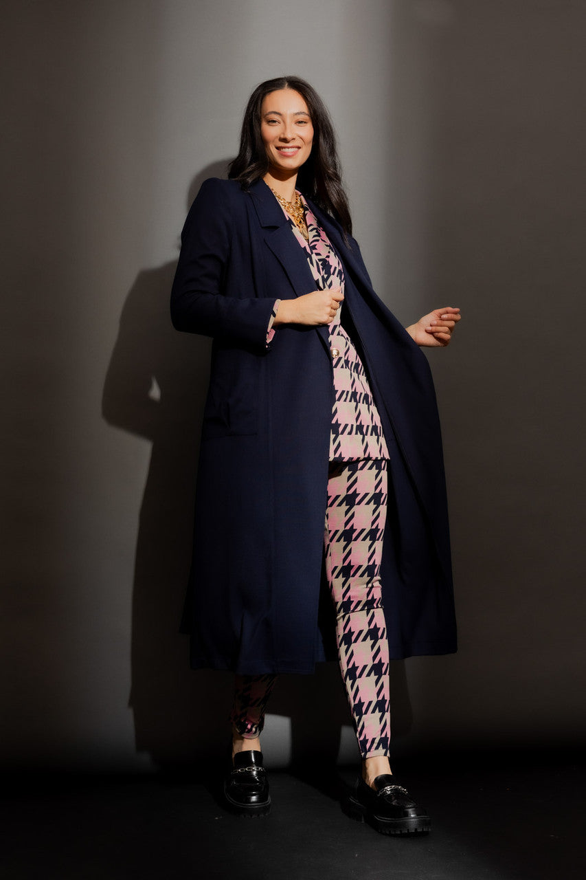 Navy Sorrento Trench Coat