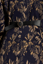 Navy/Gold Belted Sisca Blazer