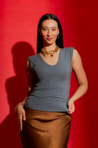 Slate Tencel Lust Cami