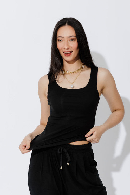 Black Tencel Body Cami