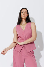 Rose Euro Tailored Vest