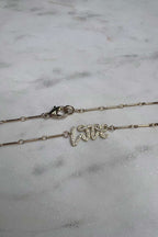 CLEAR LOVE NECKLACE S