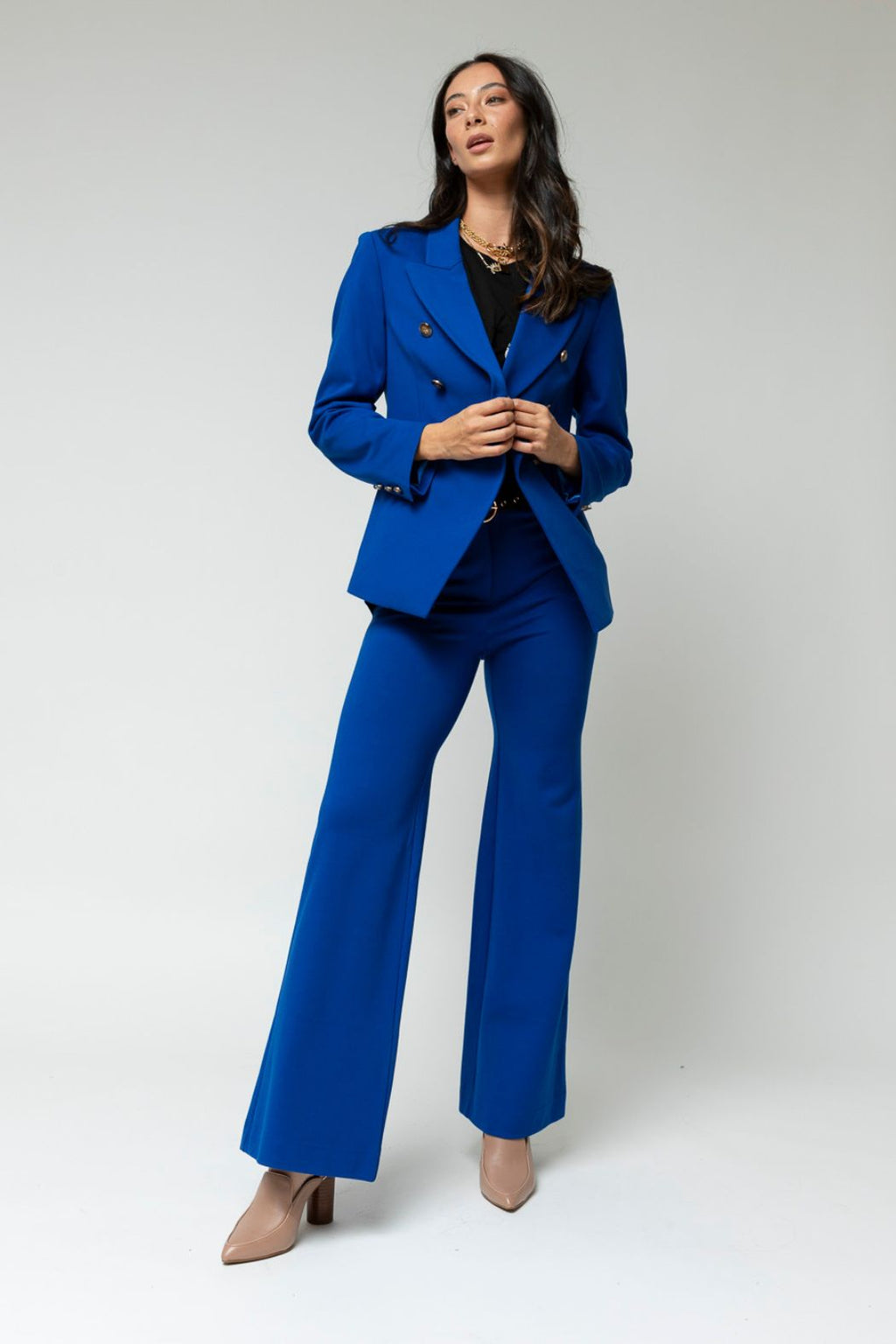 Deep Cobalt Ponte Sisca Blazer - Sale