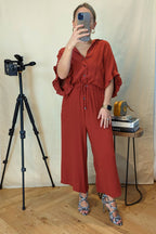 Rust Wildwest Jumpsuit - Final Sale