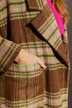 Chocolate Cocoon Coat