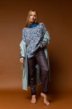 Navy / Pink Rose Jumper - FINAL SALE