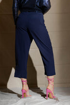 Navy Wrap Pants