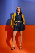 Navy Linen Everyday Shirt