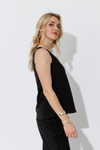 Black/White Luxury Bias Cami