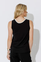 Black/White Luxury Bias Cami