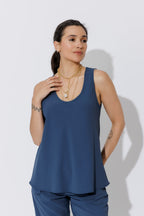 Teal Luxury Bias Cami