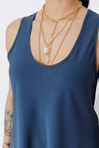 Teal Luxury Bias Cami