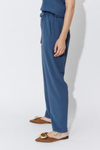 Teal Luxury Paperbag Pant